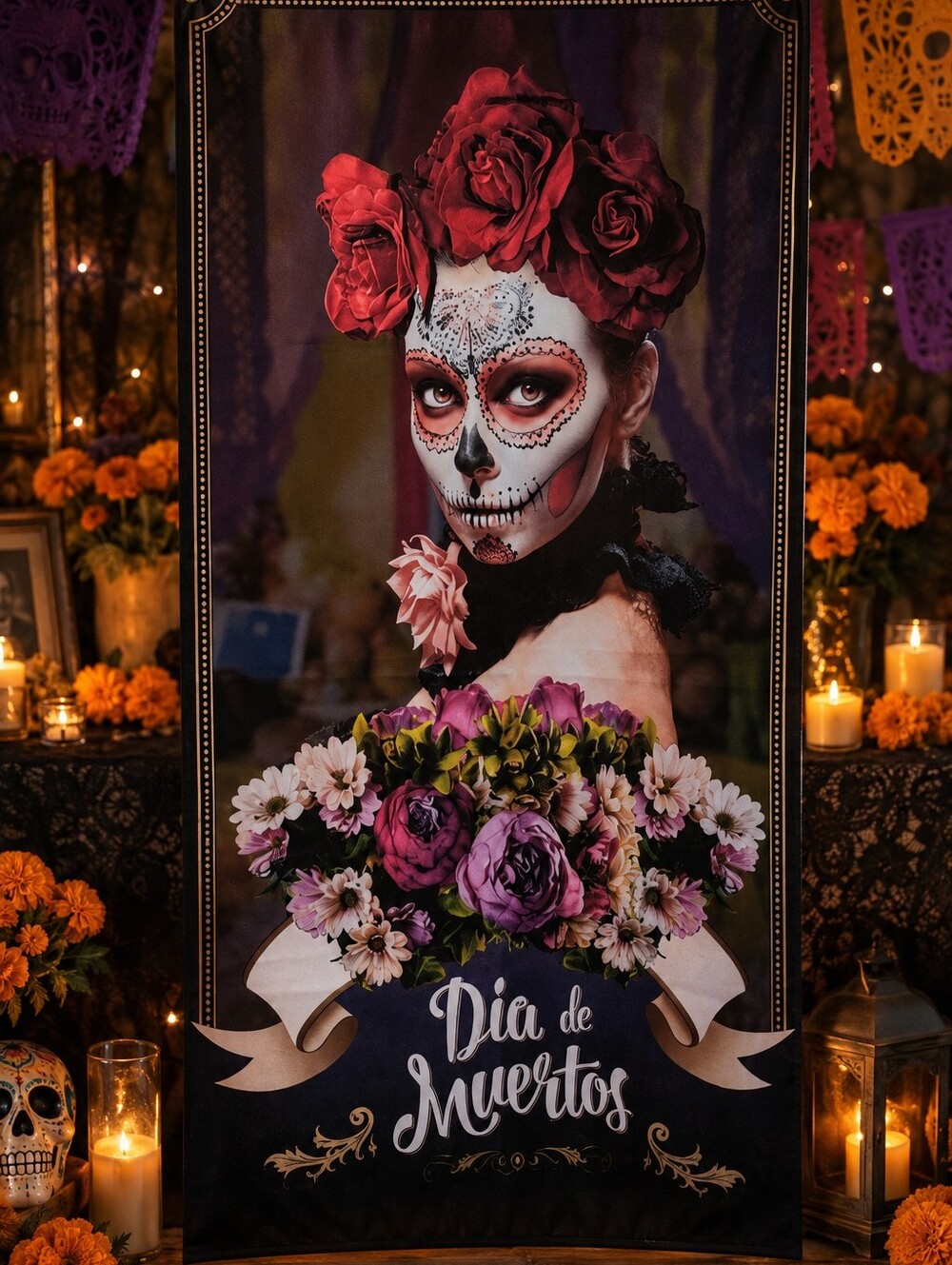 Dia De Los Muertos Banner